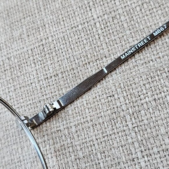 Main Street Men Eyeglasses Frame M867 54[]18 140 Glasses Gunmetal Tone Frame new - Picture 9 of 12